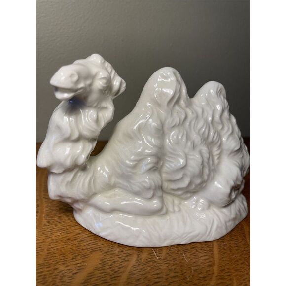Vintage Atlantic Mold‎ Lot 1 PC Nativity Camel White Ceramic - Picture 2 of 9